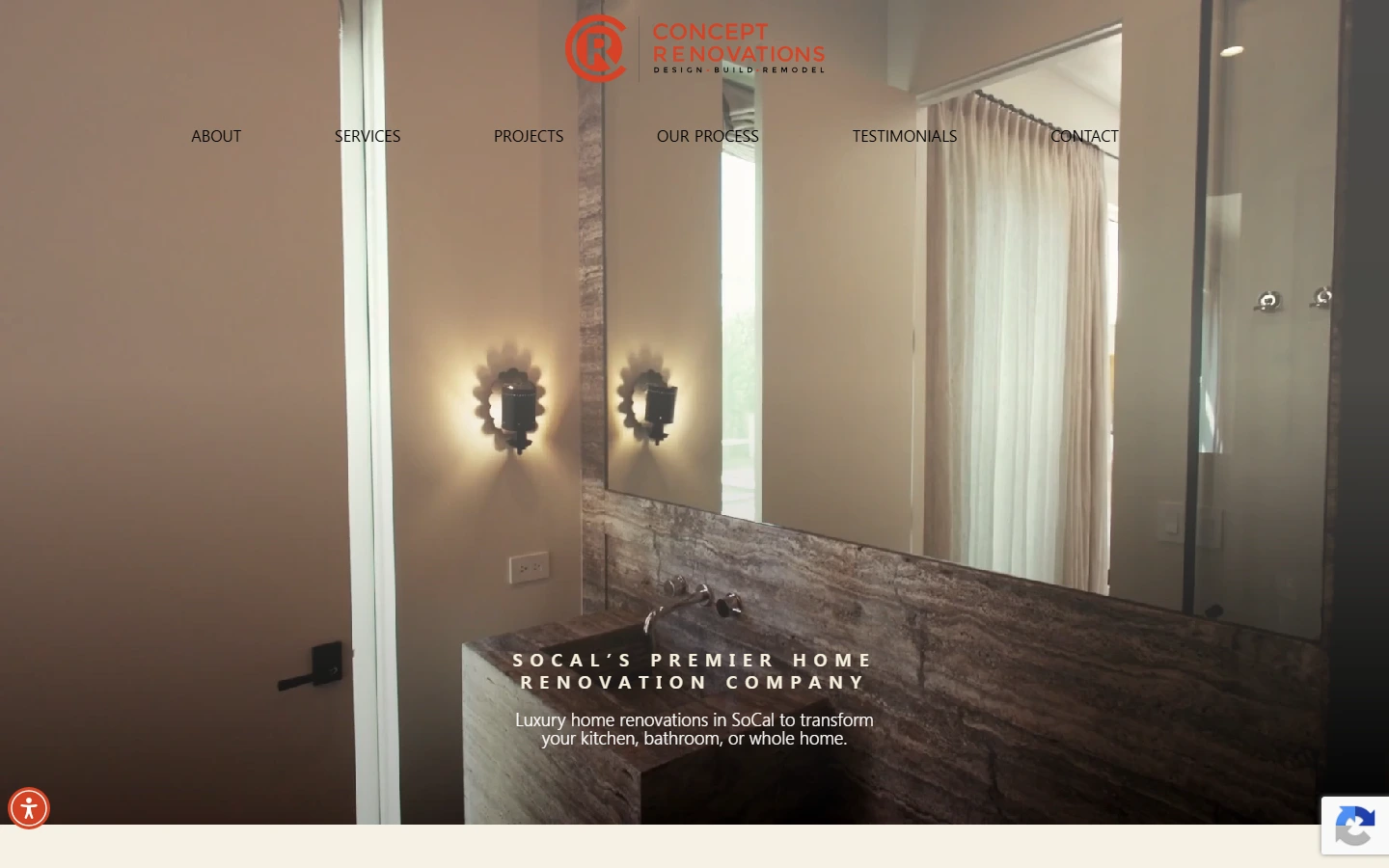 Concept Renovations website screenshot